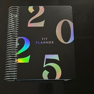 Pop flex Fit Planner 2025 - Black with Holographic Accents